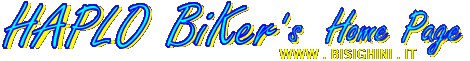 HAPLO BIKER HOME PAGE